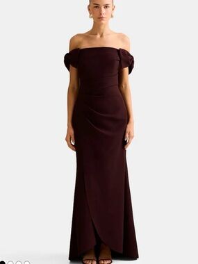 NWT Ever New Purple Kalee Bow Wrap Skirt Dress, 6